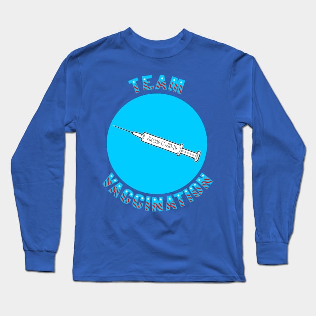 TeamVaccination Long Sleeve T-Shirt by Cavalrysword